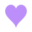 small reference heart size.STL Lithophan Herz