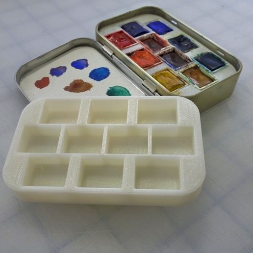 Altoids Tin Watercolor Palette