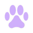 Dog_pawn_1_print.STL Hund Pfand Schlüsselanhänger