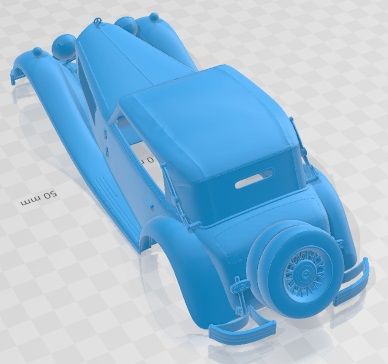 Mercedes-Benz-380-K-Cabriolet-4.jpg 3D file Mercedes Benz 380 K Cabriolet Printable Body Car・3D printer model to download, hora80