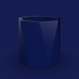 b3f4e229-4f03-42d2-85a0-84a460a10e5b.png 28th Facet - 7 Sides Geometric Planter Pot - V1 - Eyca (Inches)