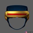 01.jpg Cyclops X-Men Helmet - Marvel Comic cosplay 3D print model