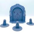 720X720-9.jpg Huge Dungeon Gate Set (Multiple Versions including Cave Wall and Castle Portcullis)