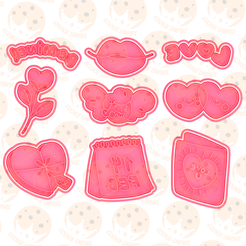 Valentines-day-cookie-cutter-set-of-9.png Valentines day cookie cutter set of 9