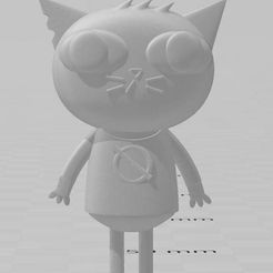 Front.jpg Файл STL Мэй Боровски из фильма "Ночь в лесу・3D модель для печати скачать
