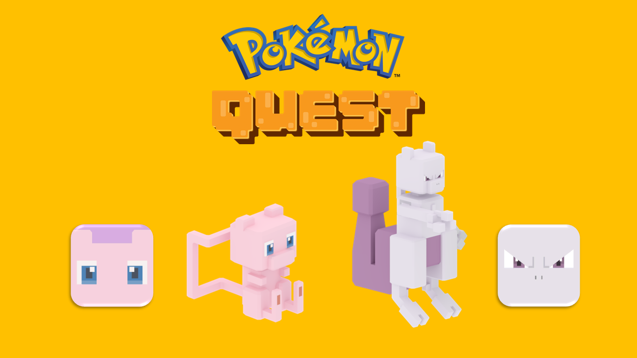 Stl File Mew And Mewtwo Pokemon Quest 8 Bits 3d Printable Model To Download Cults