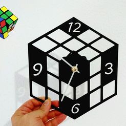 4e94cd636078a6c792c37645e26b286e_display_large.jpg STL-Datei Reloj cubo RUBIK kostenlos・Design zum 3D-Drucken zum herunterladen