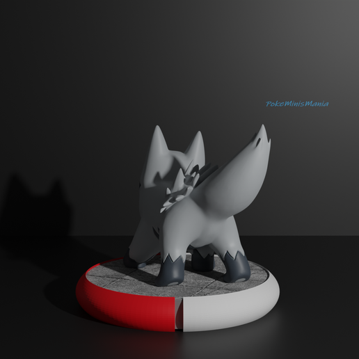 Poochyena4.png Poochyena pokemon 3D print model