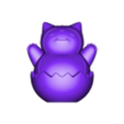 EasterSnorlax.stl POKEMON - EASTER DAY SNORLAX & GENGAR (EASY PRINT NO SUPPORT)
