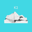 K2.png 3D Topography - 10 Highest peaks
