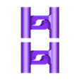 Rocker-Lever-Set01.stl V-type 12-Cylinder Engine, Water-Cooled, Cutaway