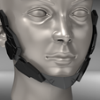jaw.1.png Cyborg Jaw Armor Wearable 3D print model