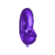 Ammonite_pen_holder_shell_hollow.stl Archivo STL Soporte para bolígrafos de amoníaco - pre soportado・Plan de impresora 3D para descargar