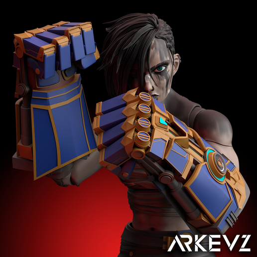 Action Figure - Vi Arcane - 3D model önizlemesi