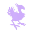 Chocobov2.stl Chocobo Keyring