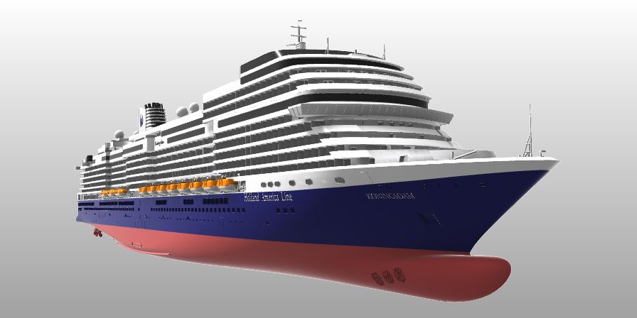 K6.jpg STL-Datei Holland America Line Kreuzfahrtschiff MS Koningsdam herunterladen • Objekt zum 3D-Drucken, LinersWorld
