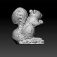 SQ3.jpg Squirrel realistic for 3d print - decorative Squirrel -Squirrel  toy