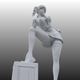Clayfull-Camera-7.png Pink Skirt 3D print model - Sweetie girl 3D print model