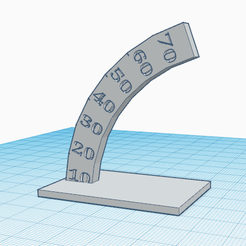 0.png Free STL file 10 to 70° overhang test・3D printer model to download