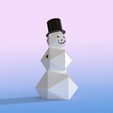 fdm-snowman-Ansicht-18.png Snowman FDM Low Poly Press Print