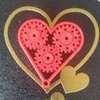 Heart Gear Keychain