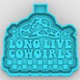 long-live-cow-girls_1.jpg long live cowgirls - freshie mold - silicone mold box