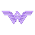 Wonderwoman-led-plate (1).stl WonderWoman LED Sign Dual color merge