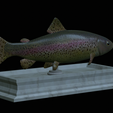 Trout-statue-12.png fish rainbow trout / Oncorhynchus mykiss statue detailed texture for 3d printing