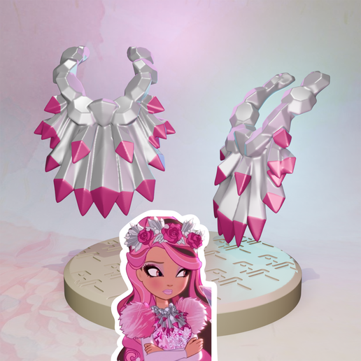 Ever After High custom Briar Beauty Epic Winter doll necklace inspired