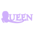 fondo con silueta.stl Queen, logo, poster, sign, signboard, rock band, rock music group