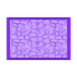 Rocks001_75x50mm_rect_base_hollow_PRINT.stl Square and Rectangle Bases Set – Rocks 1 Texture (20–150mm) | Perfect for Tabletop Wargames & RPG's
