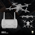 2.png Drone Kit 3D printable files for Action Figures