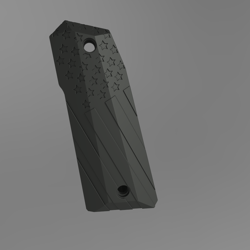 Download File Colt 1911 New Shape Grip Fits Also For Clones Us Flag • 3d Printable Model ・ Cults 2308