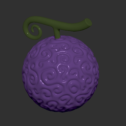 STL file AKUMA NO MI:SUBE SUBE NO MI. ALVIDA'S FRUIT・3D printing template  to download・Cults