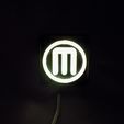 4_display_large.JPG Makerbot M Logo LED Nightlight/Lamp