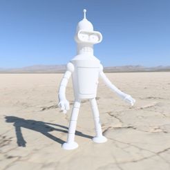 Bender final.jpg Free STL file Bender Rodriguez・3D printable design to download