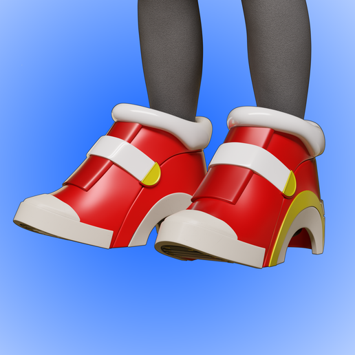👗 Sonic Adventure Boots・ 3D File for 3D printing・Cults