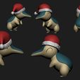 cyndaquil-natal.jpg Pokemon - Christmas Gen 2 Starters