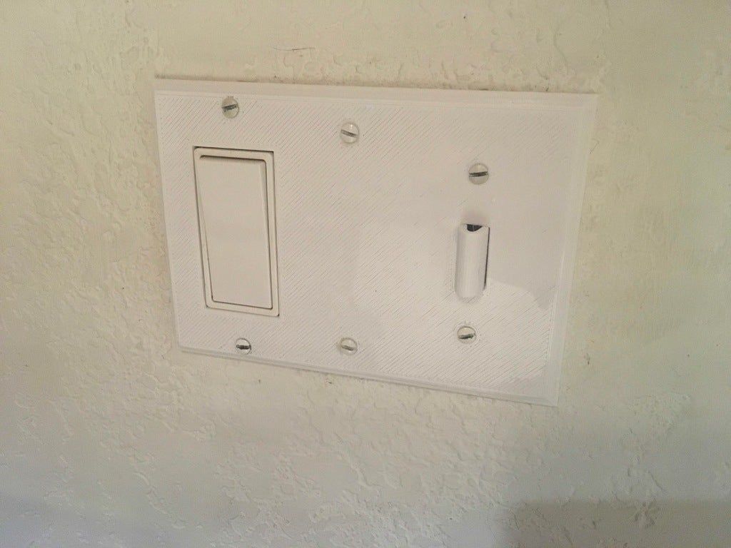 Download free STL file In Wall Sonoff Light Switch Box Push Button • 3D