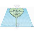 Topper-love-11-funny-luckyp.png Funny Love Cake topper - You're lucky to have me