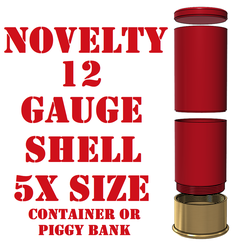 Title.png 12 Gauge Novelty Shell Container & Piggy Bank