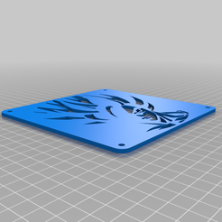 03d45d84-6d46-4d55-8f34-a02afc3b38ee.png 3D-Datei Erwachsener Goku 120mm & 140mm Lüftergrill Remix kostenlos・Design zum 3D-Drucken zum herunterladen