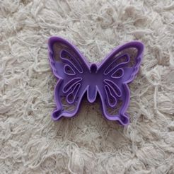 mariposa.jpg Fichier STL emporte-pièce en forme de papillon jusqu'à 8 cm・Modèle pour imprimante 3D à télécharger