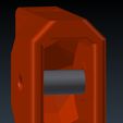 blender_view.png Bear Extruder X End Idler Mount using E3D Gates Powergrip® 2GT Toothed Idler 6mm Belt - 20 Tooth - 5mm ID