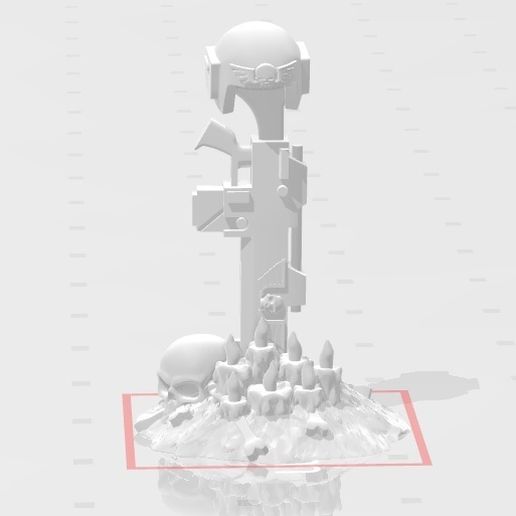 5 Burial Markers/Objective Markers 3D model