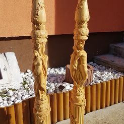 3e.jpg Archivo 3D Columna De Amantes Para Fresado Cnc・Modelo imprimible en 3D para descargar