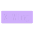 x-wing_plate_id.stl Clone wars plate id