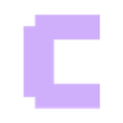 C.stl MINECRAFT Letters and Numbers | Logo