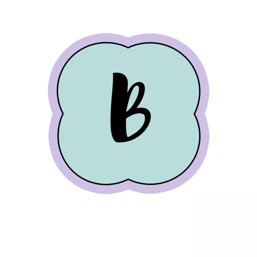 Custom Letter Frame Cookie Cutter STL – Alphabet Plaque 3D Print File