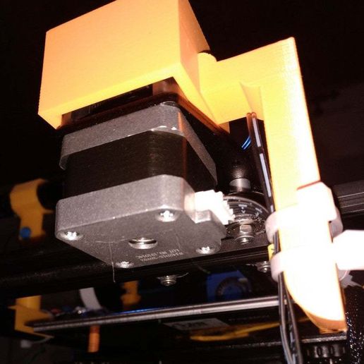 Ender 5 X axis stepper cable guide - 3D model önizlemesi